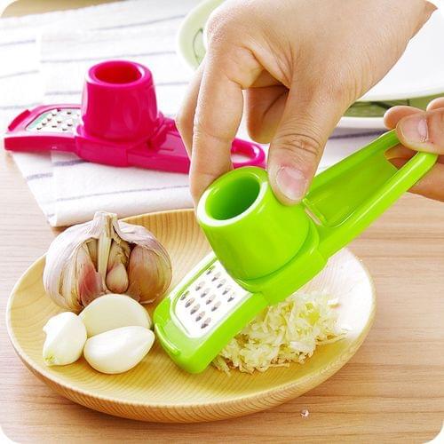 High quality Garlic Tool Multi Purpose Press Slicer Grinder Kitchen Tool Garlic Ginger & Onion Crusher Garlic Presses Kitchen