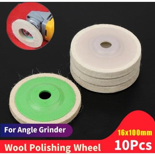 1pcs Stainless Steel Aluminum Wool Polishing Wheel Buffing Pads Grinding Angle Grinder Wheel Felt Polisher Disc