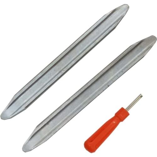 2pcs20cm tire crowbar motorcycle bicycle tire to remove chrome vanadium steel surface polishing and chrome crowbar