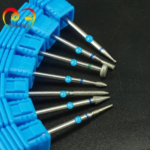 7 Type Diamond Nail File Drill Bit Burr Milling Cutter Manicure Electric Nail Drill Machine Nail Accessories,high quality