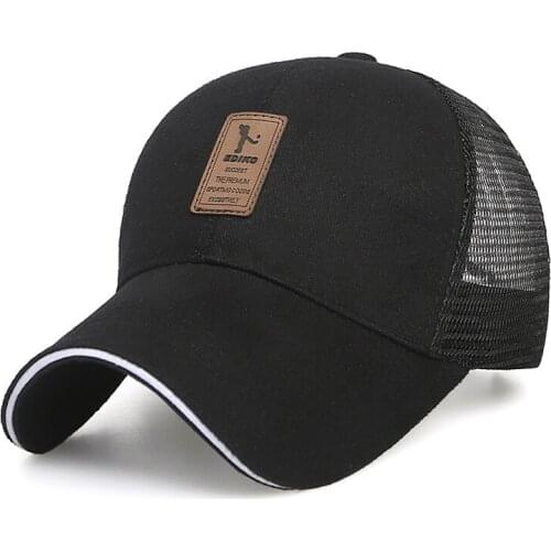 Adults Trucker Mesh Cap Cotton Twill Mesh Adjustable Trucker Baseball Cap Outdoor Sport Sun Hat Hiking Cap Fishing Hat