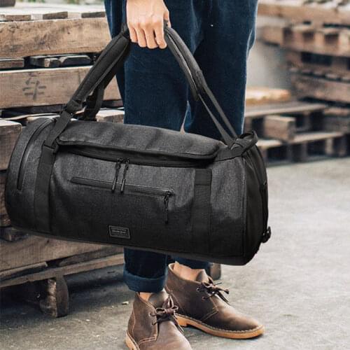 Large Men Gym Bag 22inch Outdoor Fitness Training Travel Sport Bag with Shoe Compartment Multifunction Dry Wet Separation Bags