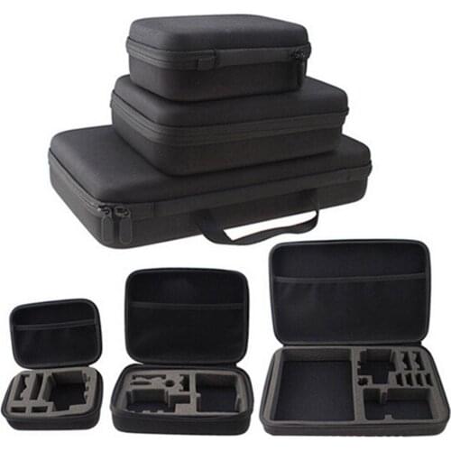 Portable Carry Case Hard Bag Sports Camera Accessory Anti-shock Storage Bag for Go pro Hero 3/4 SJCAM Action Camera