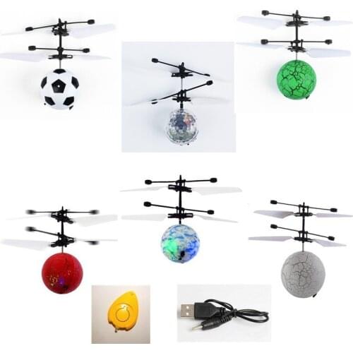 Colorful Crystal Ball Mini Drone Shinning LED RC drone Fly Ball Helicopter Light Induction dron Quadcopter Aircraft kids toys