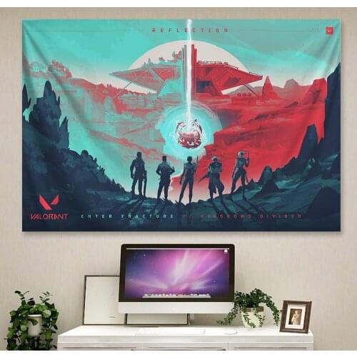 Game Valorant Canvas Poster Decorative Painting Super Size Jett Sage Living Room Bedroom Wall Art Toolment Wall Drawing