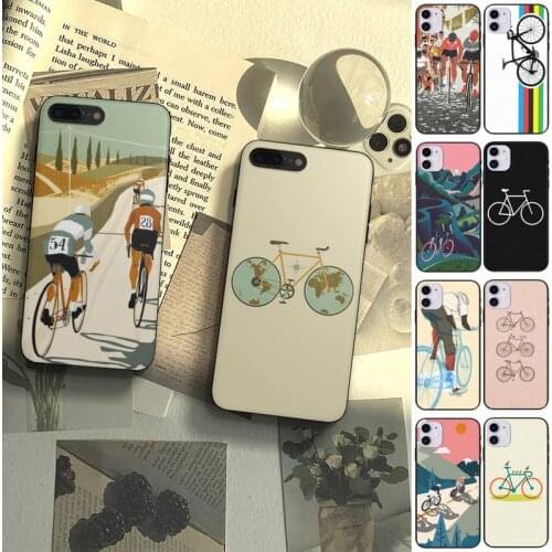 Road Bicycle Art Phone Case Fundas Shell Cover For Samsung S10 S20 Fe Lite S21 S30 ULTRA Plus 5G