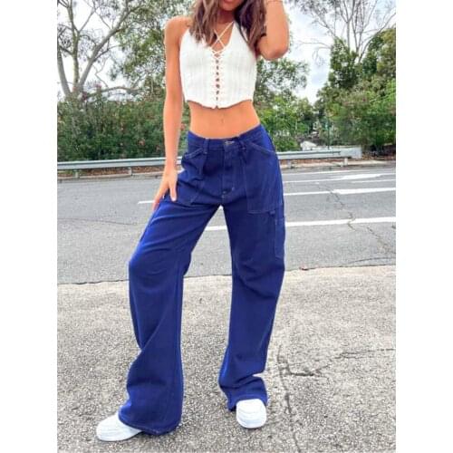 HONGYOUHANYAN Women's Loose Jeans