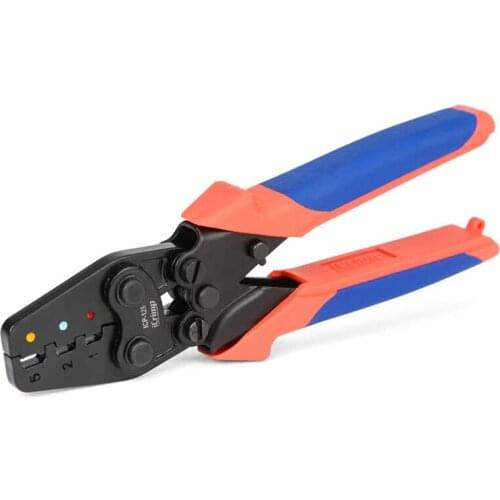 ICP-125 mini crimping plier Ratchet Wire Crimper Tool for 0.5-6mm²AWG22-1 for Heat Shrink Butt Connectors Terminals