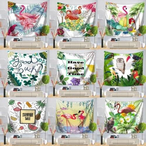 Indian Mandala Tapestry Hippie Wall Hanging Tapestries Bird Plant Beach Throw Towel Gypsy Bed Sheet Home Decoration Table Cloth