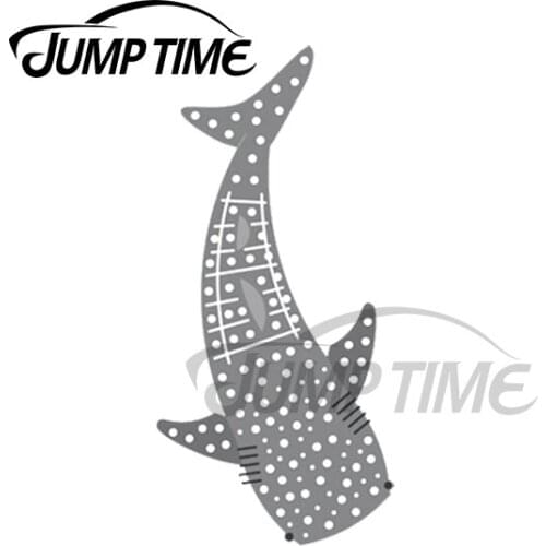 JumpTime 13 x2.9cm Swimming Whale Shark Car Sticker Cartoon Decal Auto Refrigerator Laptop ScratchProof Sunscreen Vinyl Car Wrap