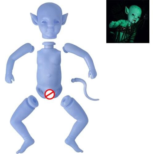 12 Inch Lifelike Reborn Baby Doll Kit 30CM Vinyl Unpainted Unfinished Doll Parts Newborn Baby Dolls DIY Blank Doll Kit Toys Gift