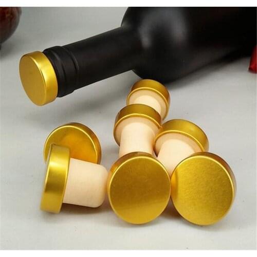 Hot 1000pcs T-shape Wine Stopper Silicone Plug Cork Bottle Stopper Red Wine Cork Bottle Plug Bar Tool Sealing Cap Corks