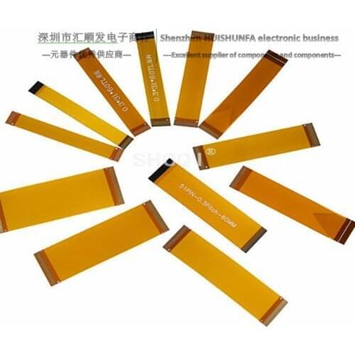 LVDS MIPI LCD FFC/FPC 0.3MM pitch gold-plated wiring 23P/25P/31P