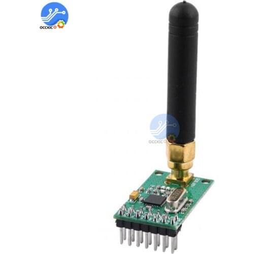 NRF905 Wireless Transceiver Module Wireless Transmitter Receiver Board NF905SE With Antenna FSK GMSK Low Power 433 868 915 MHz