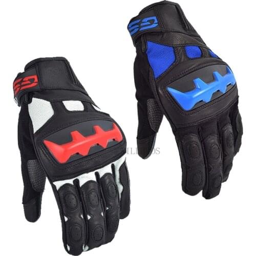 MX Dirt Bike Offroad Mens GS Gloves Motorbike Motocross for BMW Motorrad Motorcycle Leather Gloves