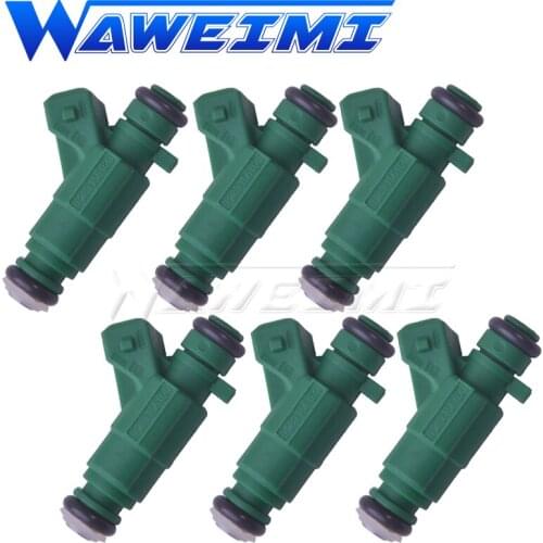 WAWEIMI Set Of 6 Fuel Injector Nozzle 0280156020 Injection Nozzle FIAT FIRE 1.0 1.3 16V MPI PALIO SIENA STRADA DOBLO 2000