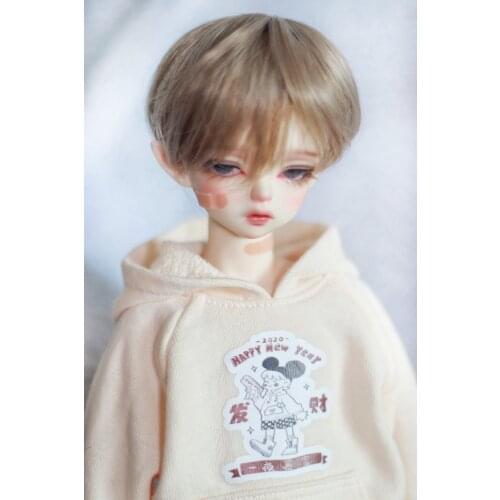 BJD doll wig suitable for 1-3 1-4 1-6 size daily all-match short-haired teenager doll accessories