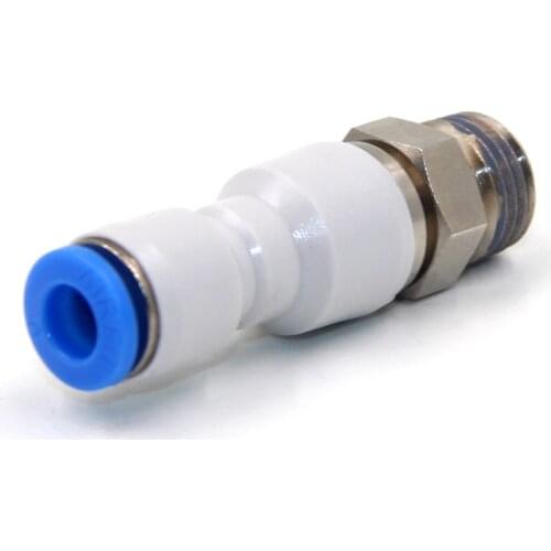 Pneumatic Rotary Fitting Push In Connector M5 1/8" 1/4" 3/8" 1/2" BSP Male Fit 4/6/8/10/12mm OD Tube Pneumatic