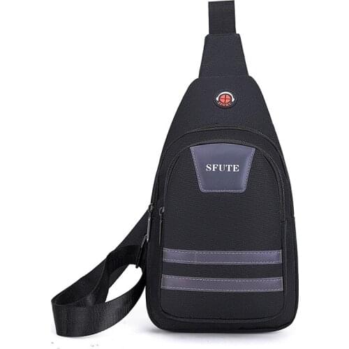 OCEHNUU Casual Chest Bag Men Messenger Bag Sling Small Crossbody Bags For Men Waterproof Pack Shoulder Bag Man Short Trip Oxford