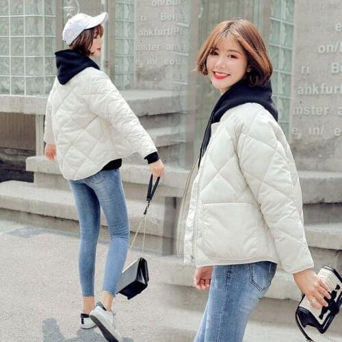 2019 Direct Selling Polyester Full Ladies' Winter Cotton Suit New Korean Version Slim Body Dress Casual Baseball Padded Jacket