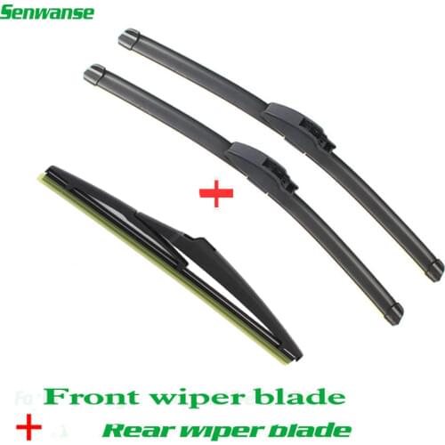 Senwanse Front and rear Wiper Blades For Suzuki Grand Vitara 2005-2015 high quality Windshield Windscreen wiper 19"+19"+12"