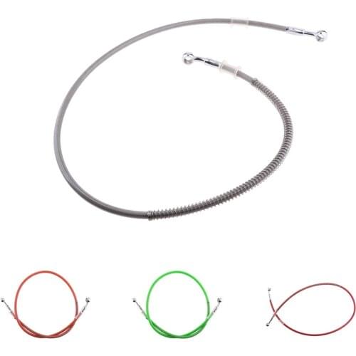 Motorcycle Braided Stainless Steel Brake Oil Hoses Line Pipe 1000mm