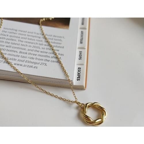 925 Sterling Silver Choker Necklace For Women INS Style Goddess Garland Necklaces Pendants Collares Mujer collier Girls Gift