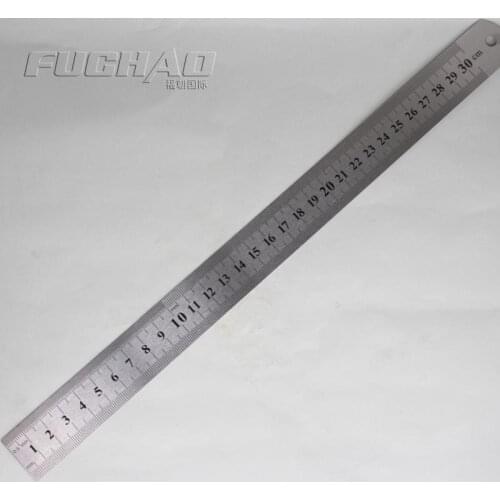 30cm Stainless Steel Ruler Metric Ruler Precision double-sided Measuring Tool Stationery School Office Accessories Complete Spec
