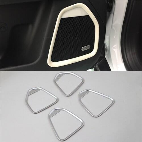 Car Accessories Interior Decoration Rear Door Stereo Speaker Frame Cover Trim For Jeep Compass 2017 Car Styling