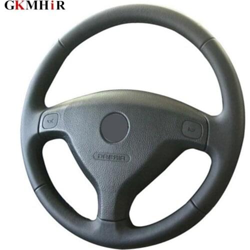 Black Artificial Leather Car Steering Wheel Cover for Opel Zafira A 1999-2005 Buick Sail Opel Astra G H 1998-2007 Wheel Cover