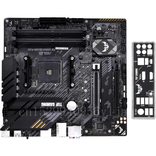 Used ASUS TUF GAMING B550M-PLUS Motherboard Socket AM4 DDR4 For AMD B550M B550 Original Desktop PCI-E 4.0 m.2 sata3 Mainboard