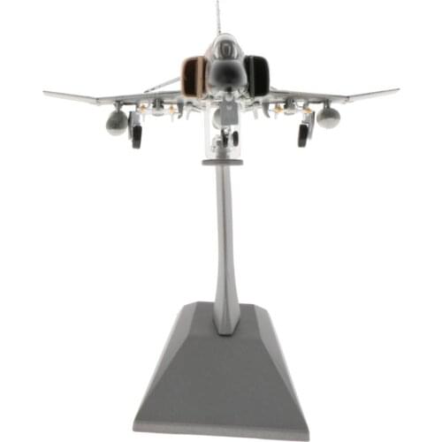 1/100th Scale Aviation F-4 Fighter Phantom Aircraft Model Toys Home Decor