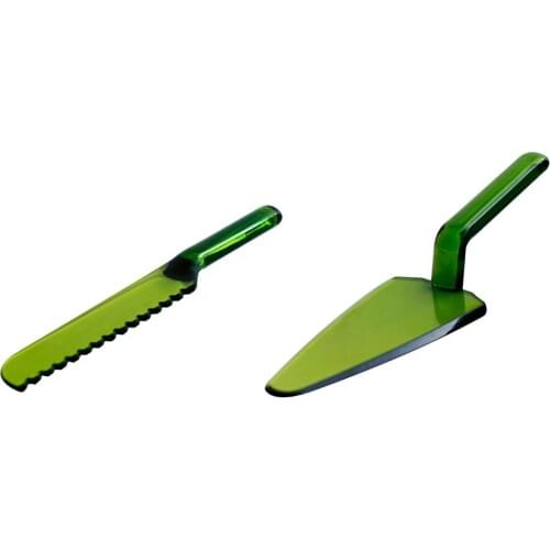 Green Spatula Knife Set