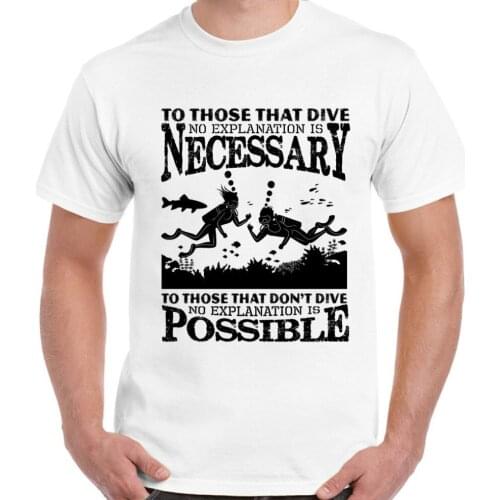 New 2019 Cotton To Those That Dive Mens Funny Scuba Diving T-Shirt Sports Diver Dive Equipment Short-Sleeve T-Shirt