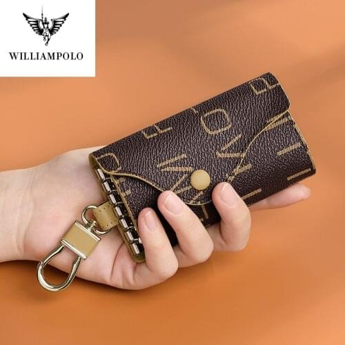 WilliamPolo New 2020 Key Case Womens multifunctional key chain women coin purse large capacity universal car key storage bag