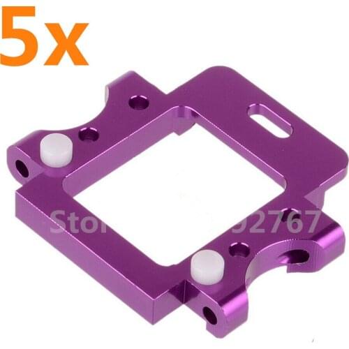 Wholesale 5Pcs/Lot HSP 102061 02021 Aluminum Rear Gear Box Mount for 1/10th RC Model Car Upgrade Parts CNC 94102 SONIC