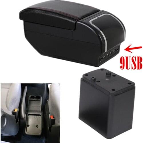 For Citroen Berlingo Armrest Box Peugeot Partner 2014 Car Accessories Original Hand Box Double Layer Chargeable