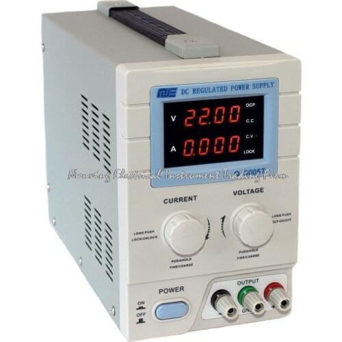 Fast arrival QJE computer/phone/SPC programmable adjustable DC power supply QJ3005T Single phase 0~30V 0~5A resolution 10mV 1mA