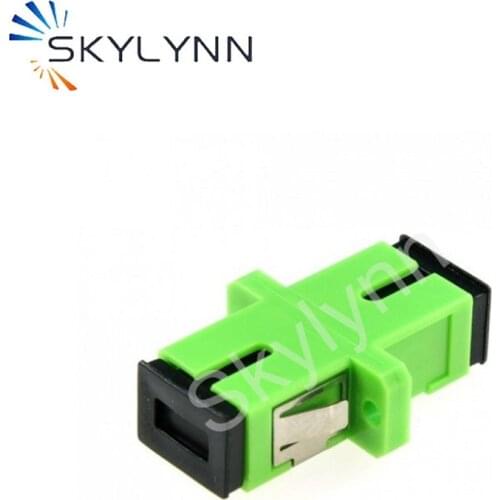 Promotion Free Shipping 100PCS/Bag SC/APC SC/UPC Simplex Single Mode Fiber Optic Adapter FTTH Connector Coupler