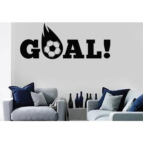 Fun Goal Wall Stickers Decorative Sticker Home Decor For Kids Rooms Decoration Decoration Accessories Murals