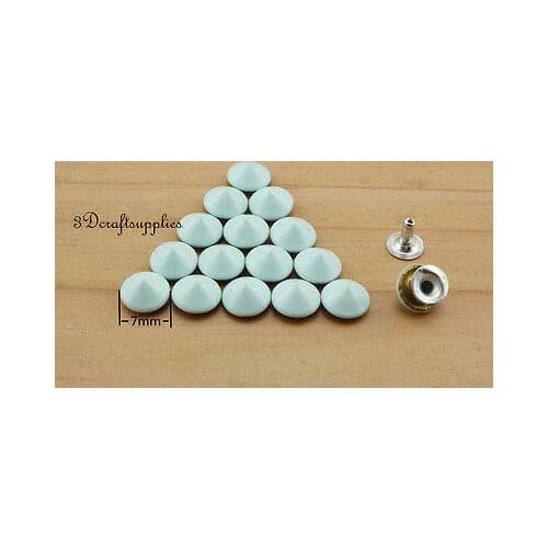 Rivets leather rivet bag clothing shoes Cone 100 sets 7 mm AT53C