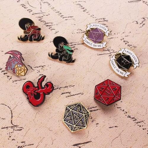 Octopus Skull Punk Pin Badge Clothes Lapel Pins Anime Decoration Metal Pins For Clothes Brooche Metal Icon Accessories Jewelry