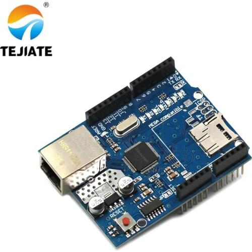 1PCS W5100 Network Interface Expansion Module SD Card Extended Edition Applicable To Arduino Ethernet Development Modular Board