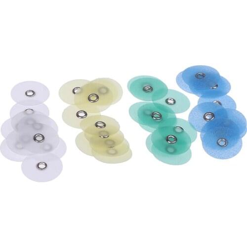 10 Pcs Dental Finishing And Polishing Discs Dental Polishing Discs Materials Gross Reduction Contouring Mandrel Stripes Set