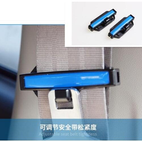 2Pcs/Lot Car Safety Belt Protection Clip Fastener for citroen c4 c3 peugeot golf 6 bmw e39 e36 e87 peugeot 208 fiat 500 clio 4