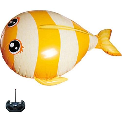 Large RC Inflatable Air Flying Balloons Kids Toy Party Favors Yellow