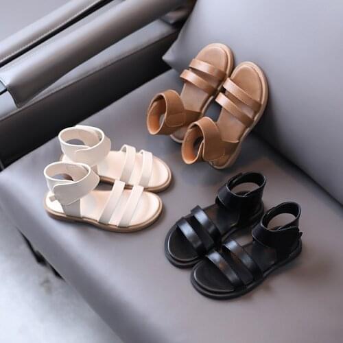 Childrens sandals 2021 new fashion princess sandals non-slip breathable roman sandals