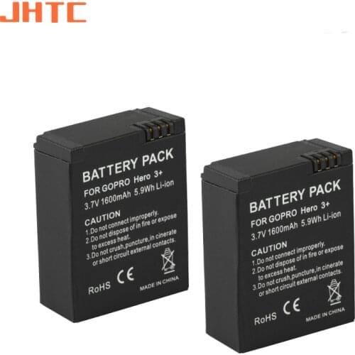 AHDBT201 AHDBT301 AHDBT 201 301 Camera Battery 1600mAh for Gopro Hero 3 3+ Standard Battery for Go Pro Hero 1080P Batteries