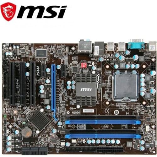 For MSI P43-C51 Motherboard LGA 775 DDR3 16GB For Intel P43 Desktop Mainboard SATA II PCI-E X16 Used