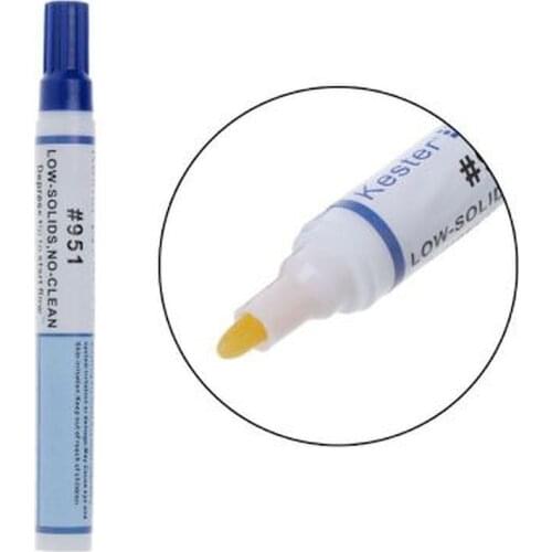 1Pcs 951 10ml Soldering Rosin Flux Pen Low-Solid Non-clean DIY Kester Solder Power Cleaning-free Welding Pen Soldering Pen
